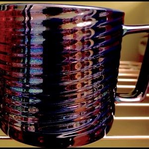 STARBUCKS IRIDESCENT BLUE MUG